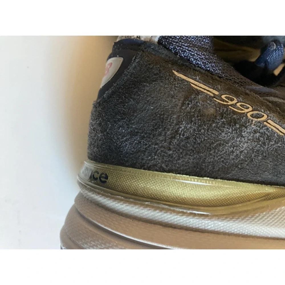 New‎ Balance 990v4 M990NV4 Navy Suede Retails $140 Size 14 Mens  Casual Shoes